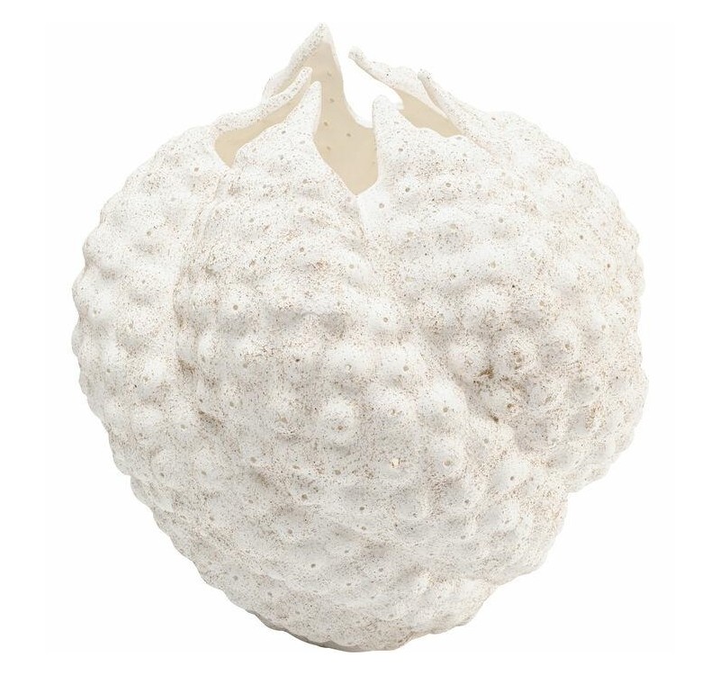 KARE wazon dekoracyjny ANEMONE 26 cm      biały