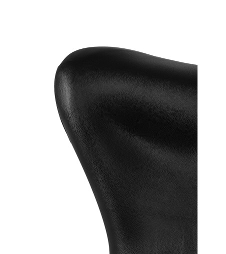 Fotel EGG SZEROKI PU czarny