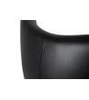 Fotel EGG SZEROKI PU czarny