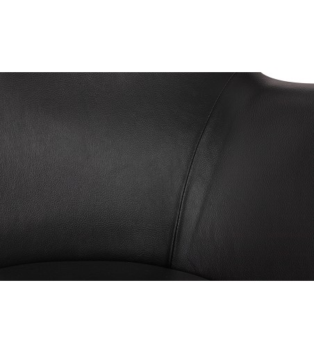 Fotel EGG SZEROKI PU czarny