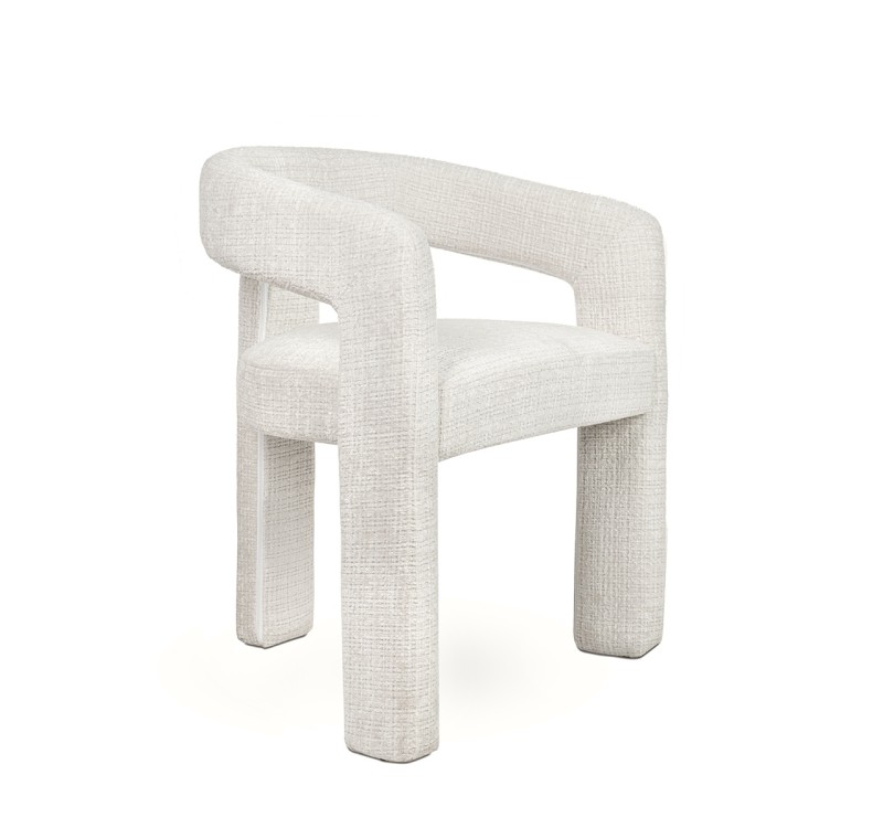 MaMaison krzesło LOGAN białe