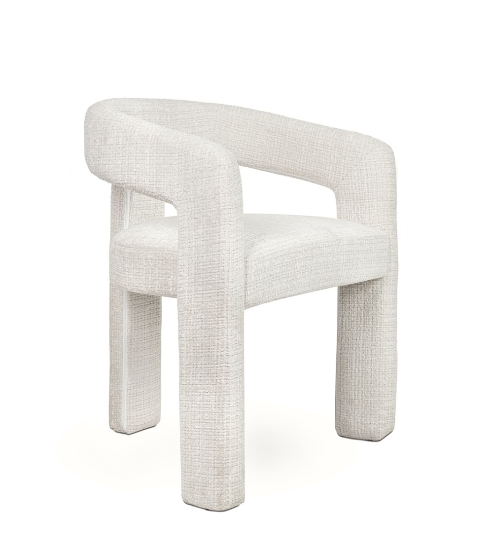 MaMaison krzesło LOGAN białe