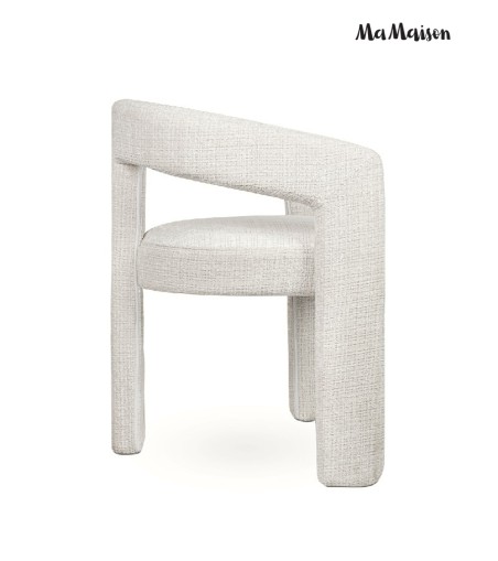 MaMaison krzesło LOGAN białe