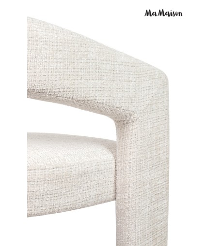 MaMaison krzesło LOGAN białe