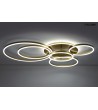 MOOSEE lampa sufitowa / plafon RINGS 6    złota