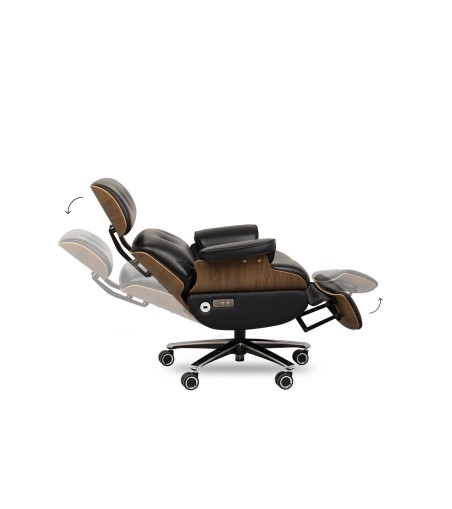 Fotel biurowy LOUNGE AUTOMATIC czarny