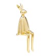 KARE dekoracja SITTING RABBIT 35 cm       złota