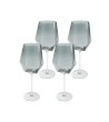 KARE komplet 4 kieliszków do wina         DIAMOND SMOKE 660 ml