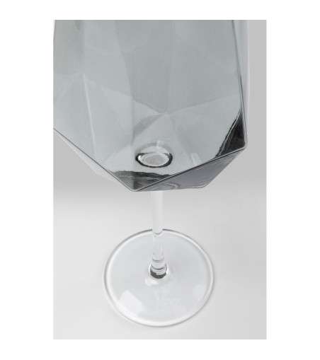 KARE komplet 4 kieliszków do wina         DIAMOND SMOKE 660 ml