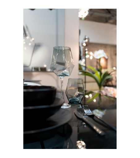 KARE komplet 4 kieliszków do wina         DIAMOND SMOKE 660 ml