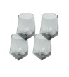 KARE komplet 4 szklanek DIAMOND SMOKE     510 ml