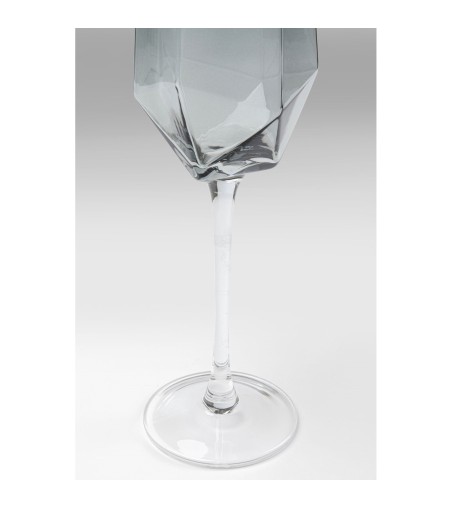 KARE komplet 4 kieliszków do szampana     DIAMOND SMOKE 365 ml