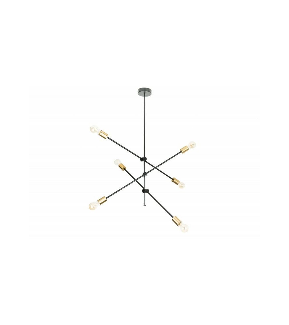 INVICTA lampa wisząca VARIATION -czarno-złota