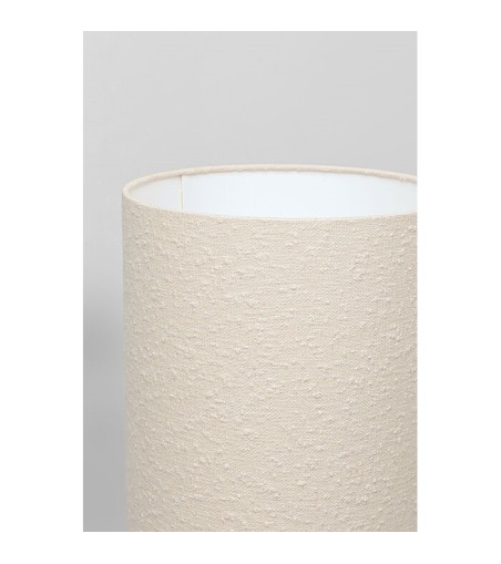 KARE lampa podłogowa MARLEEN BOUCLE 130   cm beżowa