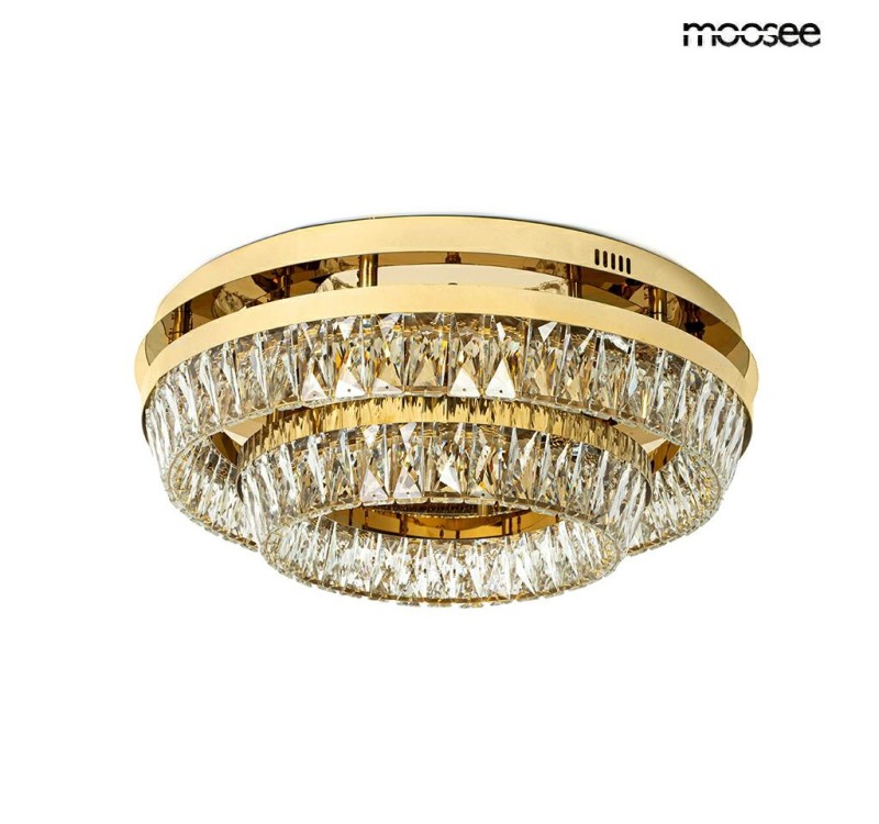 MOOSEE lampa sufitowa / plafon SAVOY 2    złota