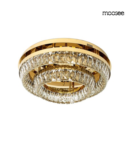 MOOSEE lampa sufitowa / plafon SAVOY 2    złota
