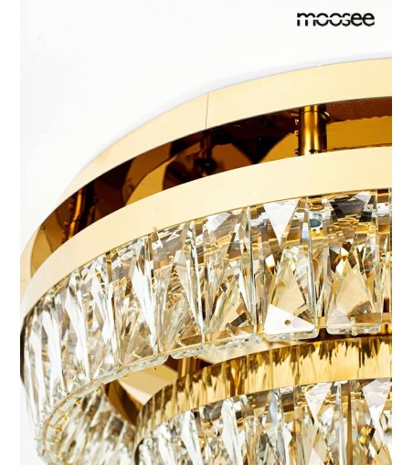 MOOSEE lampa sufitowa / plafon SAVOY 2    złota