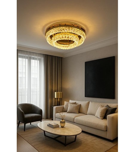 MOOSEE lampa sufitowa / plafon SAVOY 2    złota