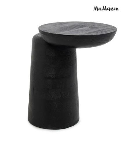 MaMaison stolik ELIAS 41 czarny / drewno