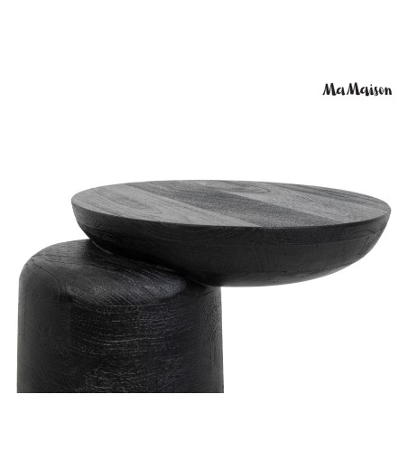 MaMaison stolik ELIAS 41 czarny / drewno