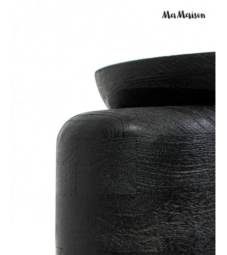 MaMaison stolik ELIAS 41 czarny / drewno