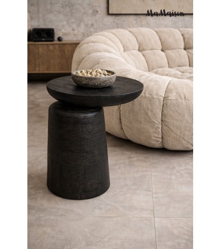 MaMaison stolik ELIAS 41 czarny / drewno