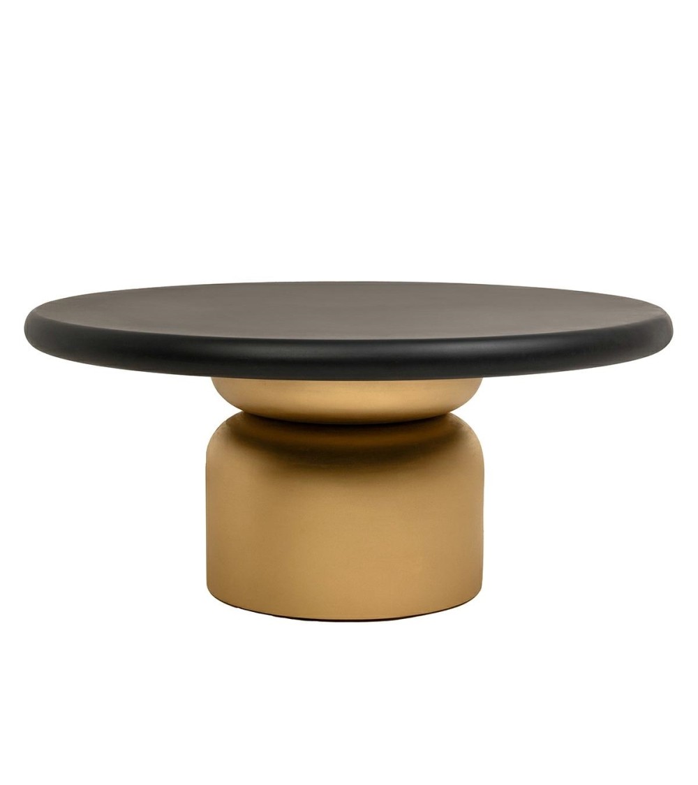 MaMaison stolik kawowy LEONARDO 91 złoty  / czarny