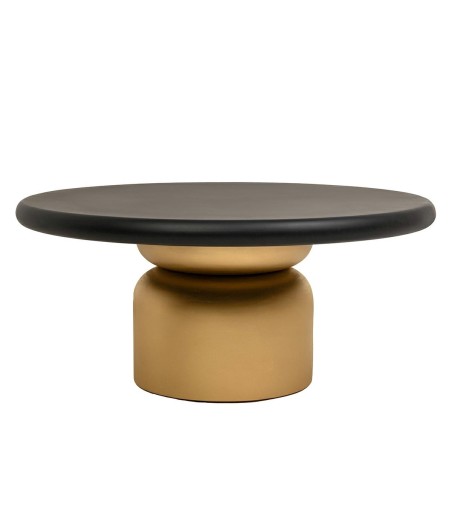 MaMaison stolik kawowy LEONARDO 91 złoty  / czarny