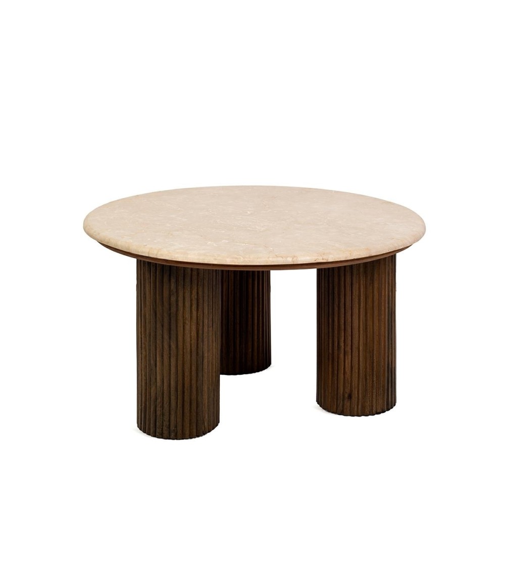 MaMaison stolik kawowy RAGNO 68 marmur    / drewno