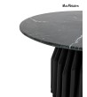 MaMaison stolik kawowy LEVANTE 75 czarny  marmur / drewno