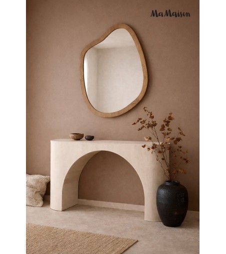 MaMaison konsola ICARO 136 beżowa /       drewno