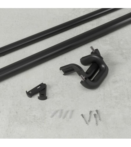 UMBRA karnisz TWILIGHT 168 - 365 cm       czarny mat