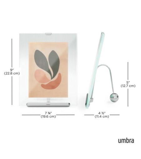 UMBRA ramka na zdjęcia FLUTE 5x7 srebrna