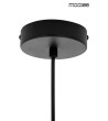 MOOSEE lampa wisząca SPINNER 19 czarna
