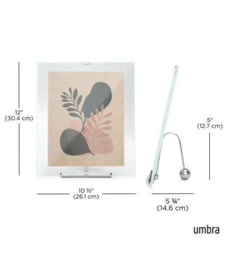 UMBRA ramka na zdjęcia FLUTE 8x10         srebrna