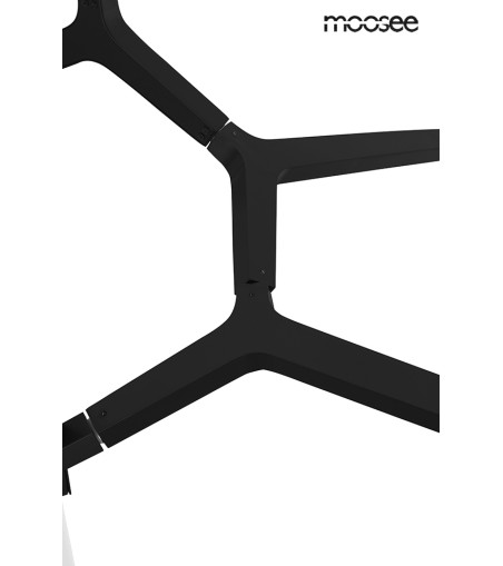 MOOSEE lampa wisząca CANDELABR 10 czarna