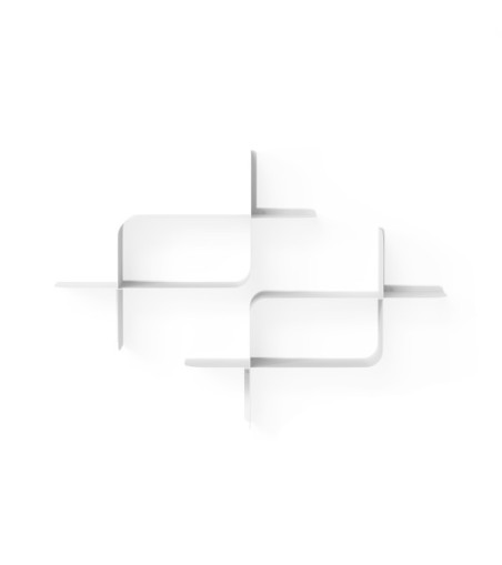 UMBRA zestaw 2 półek ściennych MONTAGE    biały