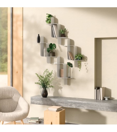 UMBRA zestaw 2 półek ściennych MONTAGE    biały