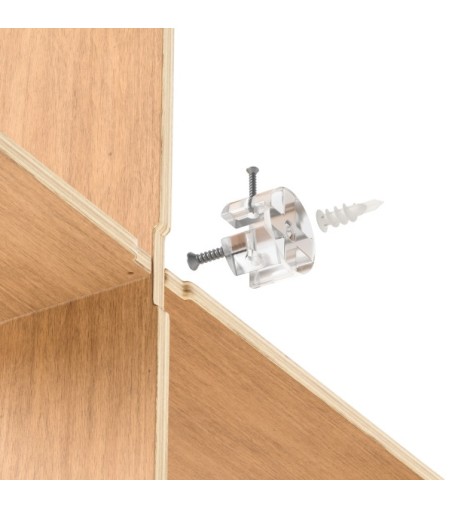 UMBRA półka ścienna MONTAGE brązowa