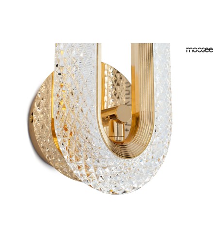 MOOSEE lampa ścienna JEWEL złota