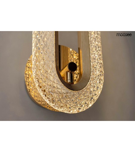 MOOSEE lampa ścienna JEWEL złota