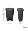 UMBRA kosz na śmieci BRIM czarny