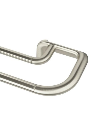 UMBRA karnisz TWILIGHT DOUBLE 76 - 213    cm srebrne