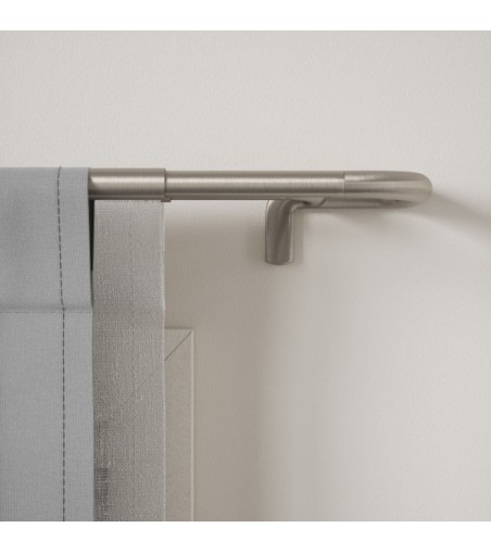 UMBRA karnisz TWILIGHT DOUBLE 76 - 213    cm srebrne