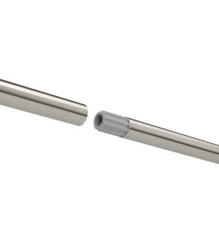 UMBRA karnisz ZEN 163 - 325 cm srebrny