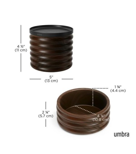 UMBRA organizer na biżuterię TESORA       czarny / brązowy