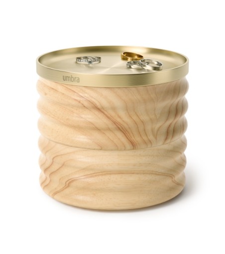 UMBRA organizer na biżuterię TESORA       złoty / jasnobrązowy