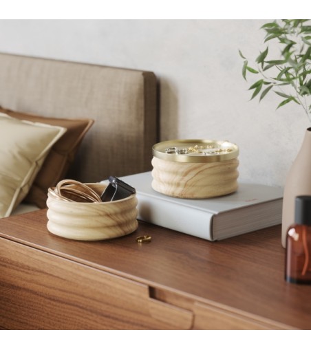 UMBRA organizer na biżuterię TESORA       złoty / jasnobrązowy