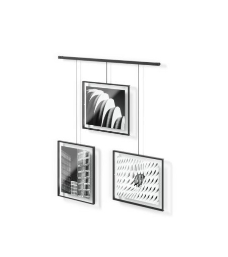 UMBRA zestaw 3 ramek do zdjęć EXHIBIT     8-10 cm czarny