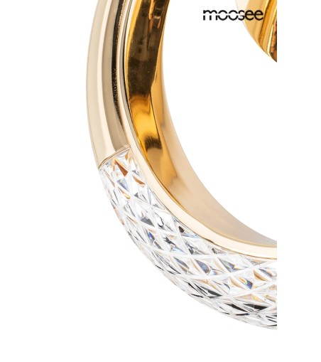 MOOSEE lampa ścienna HELIOS złota